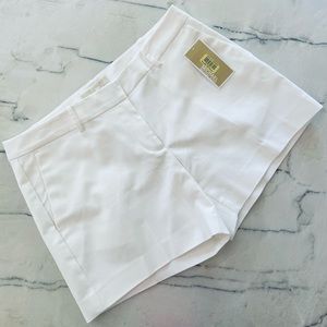 Michael Kors White Shorts- size 6- NWT